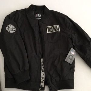 Warriors bomber Jacket size Boys Large (14/16)